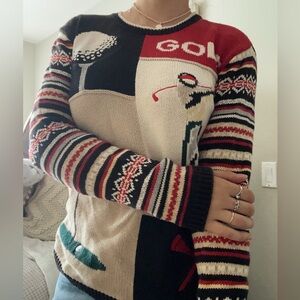 Vintage Golf Sweater